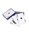 Playing cards in plastic box