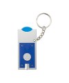 LED torch keyring with token