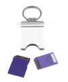 Key ring \"Memory\" holds a SD me…
