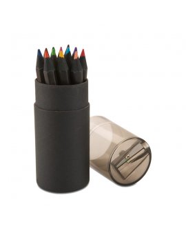 Black colouring pencils
