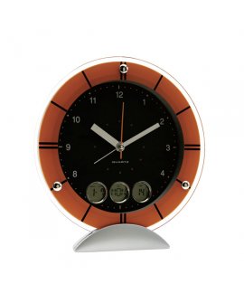 Desk clock "Meteora" with an an…